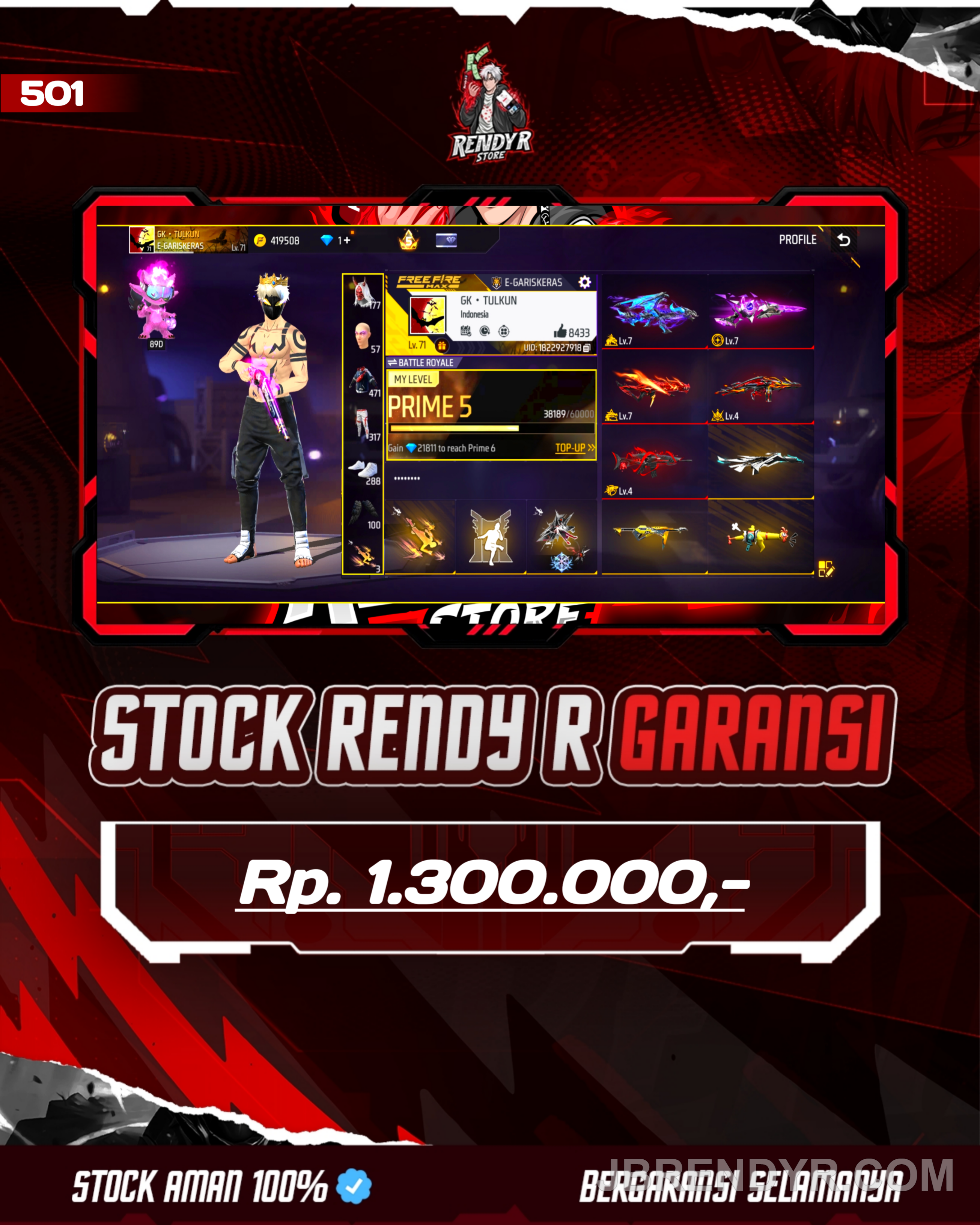 KODE AKUN  501