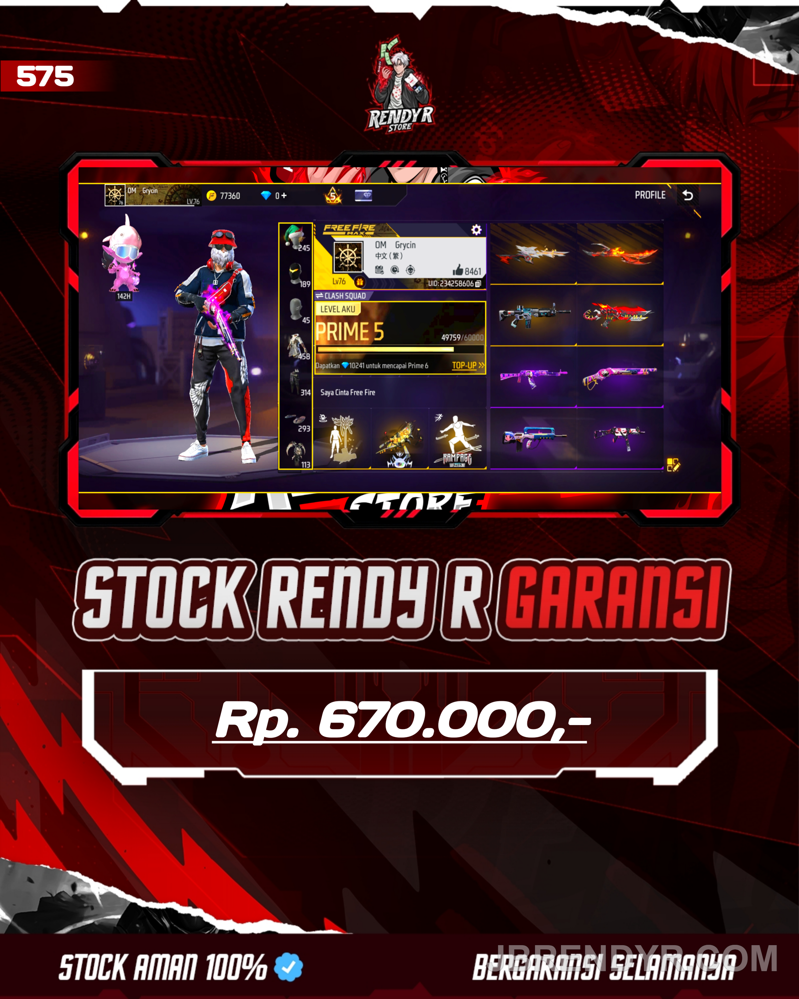 KODE AKUN 575