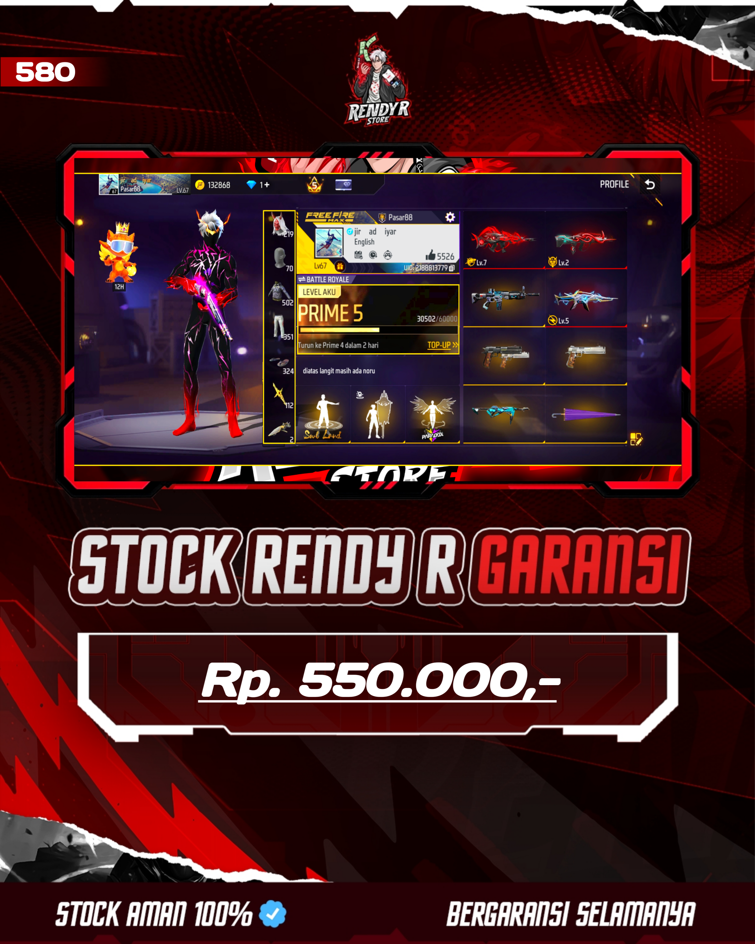 KODE AKUN 580